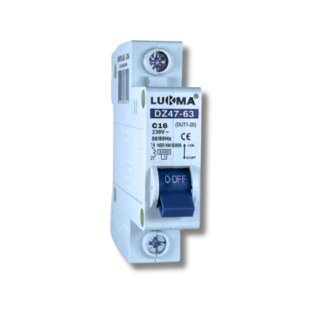 DISJUNTOR LUKMA UNIPOLAR 16A
