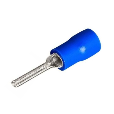 TERMINAL PINO ISOLADO 1,0-2,5MM² - 100 UNIDADES