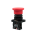 BOTÃO COGUMELO COM TRAVA VERMELHO 22MM