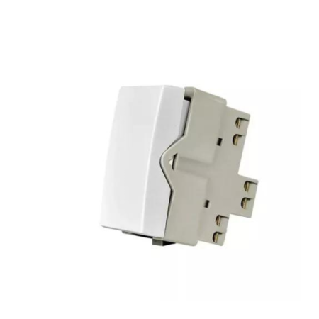 MÓDULO INTERRUPTOR PARALELO BRANCO - LINHA SLEEK